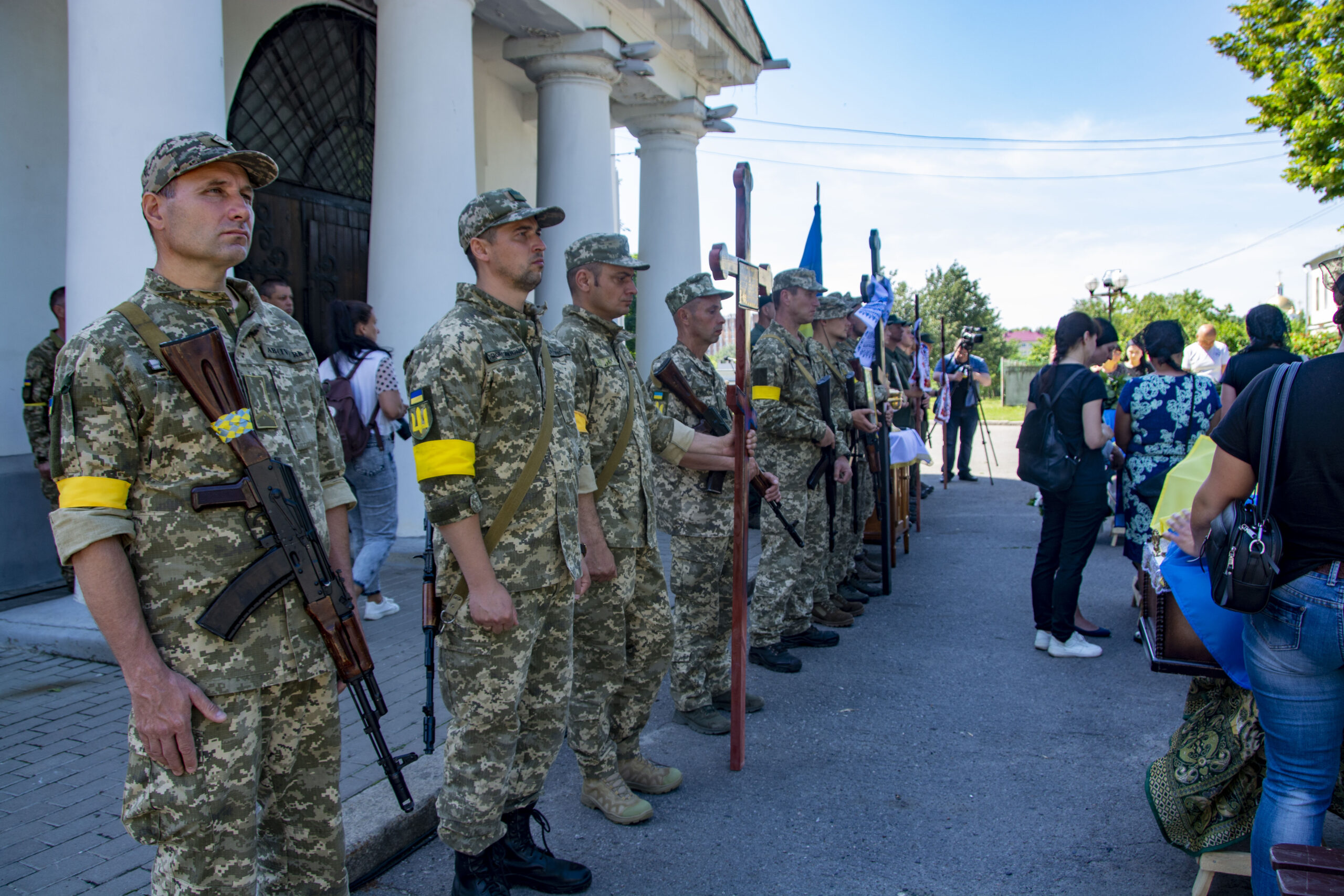 У Полтаві попрощалися з чотирма воїнами, які загинули, захищаючи Україну